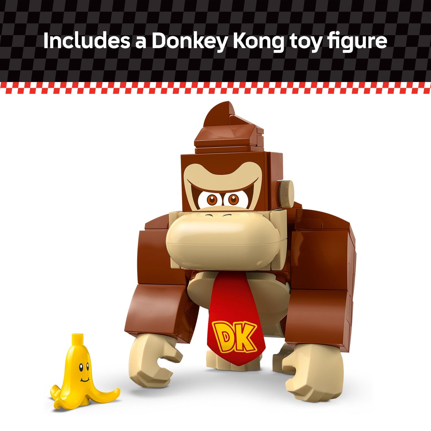 LEGO Super Mario: Mario Kart Donkey Kong & DK Jumbo - Collectible Toy Building Set for Kids, Boys and Girls, Ages 8+ - Nintendo Donkey Kong Toy for