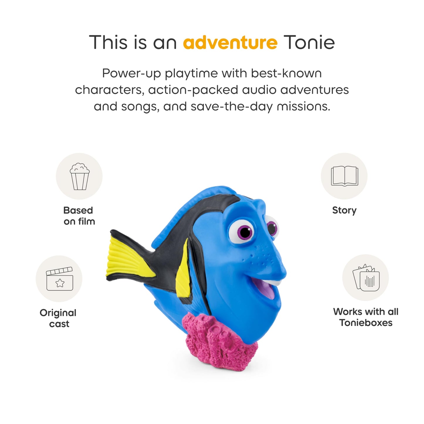 Tonies Dory Audio Toy Figurine from Disney and Pixar's Finding Dory