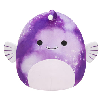 Squishmallows Original 8-Inch Easton The Angler Fish - Official Jazwares Plush - Collectible Soft & Squishy Fish Stuffed Animal Toy - Add to Your