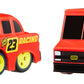 Little Tikes Crazy Fast Cars 2-Pack Race Chasers, Race Car Themed Pullback Toy Vehicles Goes up to 50 ft