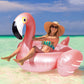 Giant Inflatable Flamingo Ride On Pool Float, Blow Up Pool Floatie with Fast Valves Swimming Floating Raft, Lounge, Summer Party Decorations Toys