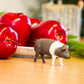 Safari Ltd. Hampshire Pig Figurine - Lifelike 4.25" Model Figure - Educational Toy for Boys, Girls, and Kids Ages 3+
