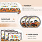 Monster Truck Birthday Decorations, 41Pcs Fun Monster Truck Party Supplies Tableware Include Kids Birthday Paper Plates Napkins and Tablecloths Set