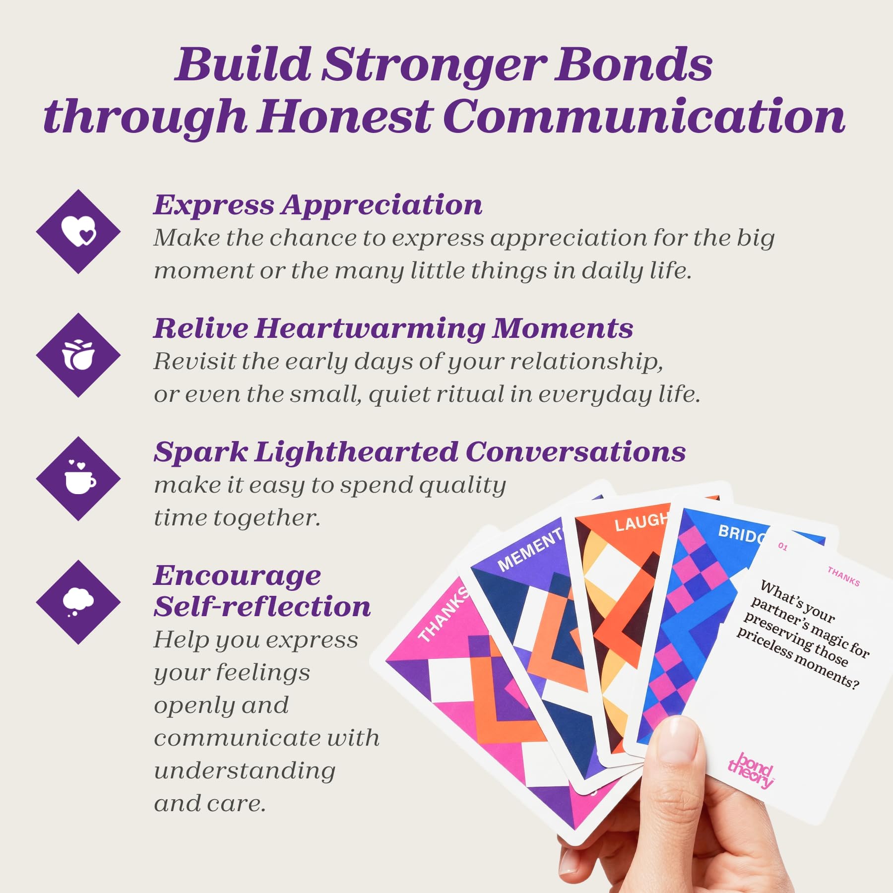 cuddo Conversation Cards for Couples, Fun and Thoughtful Card Game for Deeper Connection, Great for Date Night Ideas & Travel Adventures, No Explicit