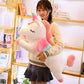 hitoshe Unicorn Stuffed Animal, Soft Unicorn Plush Hugging Pillow Toy Gifts for Kids (White, 31.4 in)