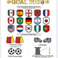 2026 Soccer Watch Party Decorations, GOAL 2026 Banner Set with 15 Country Flags, Soccer Game Day TV Wall Decor for Living Room, Office, Home Party