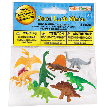 Safari Ltd. Dinos Fun Pack - Mini Figures of Dinosaurs - Educational Toy Set for Boys, Girls, and Kids Ages 5+