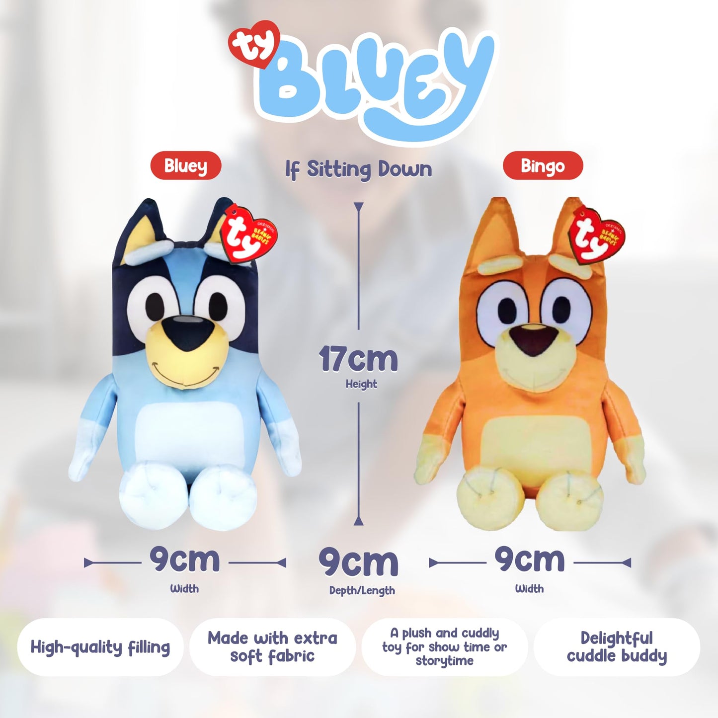 TY Bluey Floppy