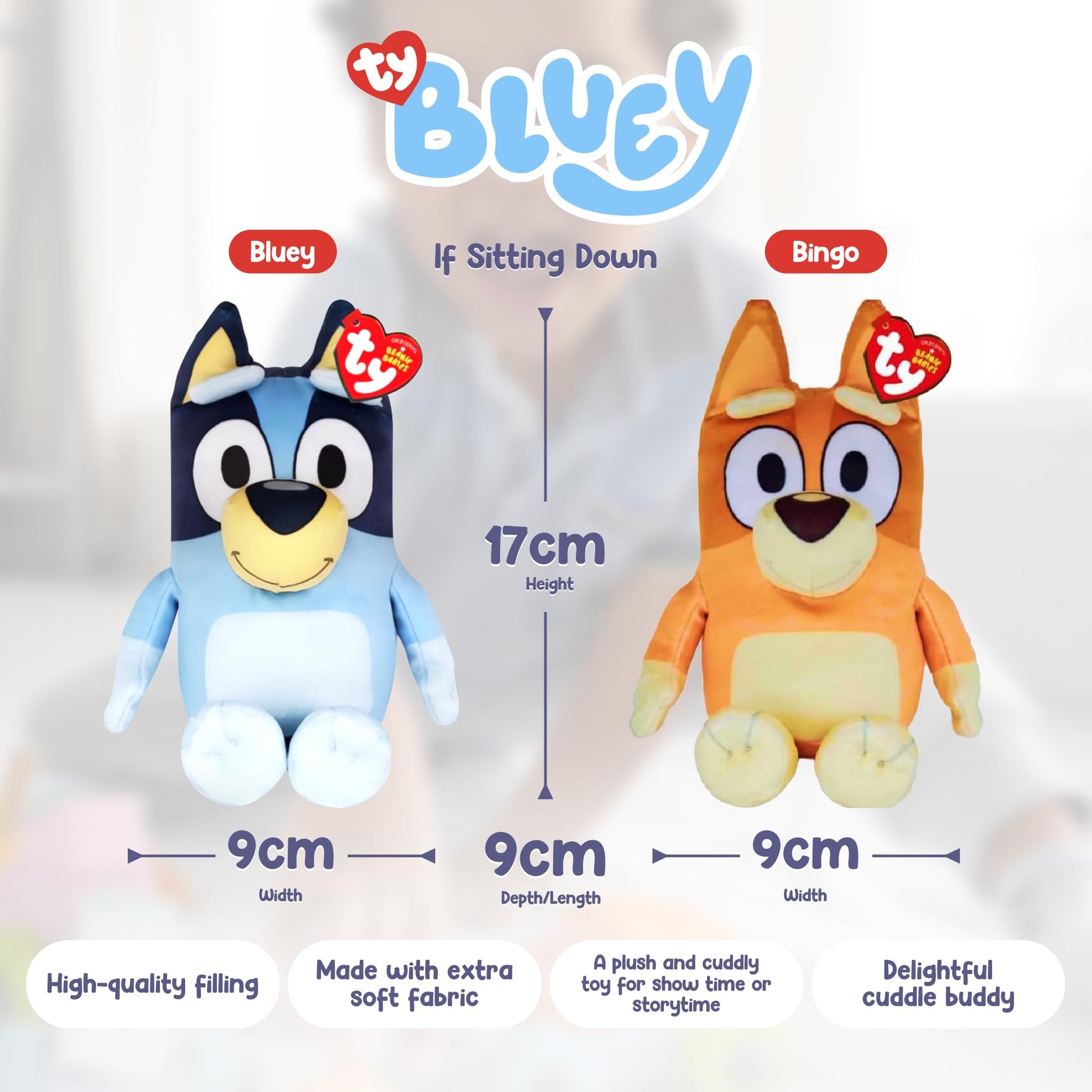 TY Bluey Floppy