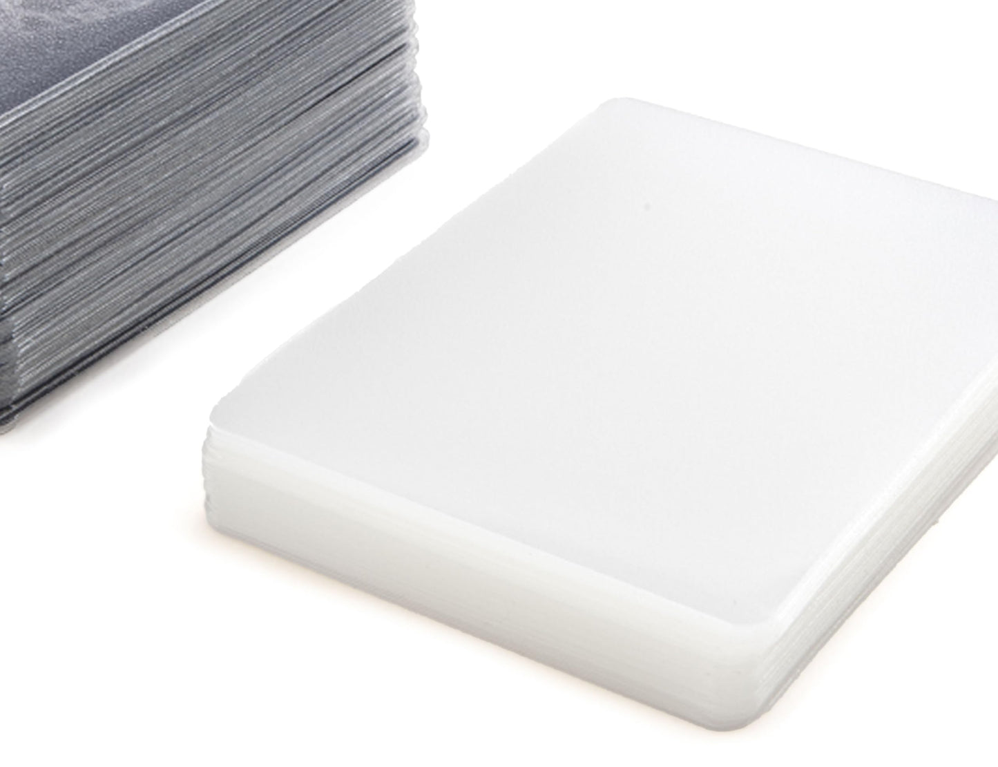 Stellar Factory Card Sleeves 112 Count | Matte & Clear Dual-Finish | Rounded Corners | Standard 2.5" x 3.5" | Fits MTG, Everdell, Gloomhaven