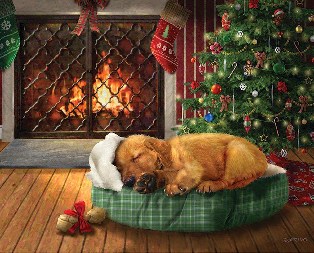 Springbok's 1000 Piece Jigsaw Puzzle Christmas Wishes - Made in USA