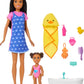Barbie Skipper Babysitters, Inc. Playset with Brunette Doll, Brunette Toddler Doll, Bathtub & 6 Accessories Including a Rubber Duckie