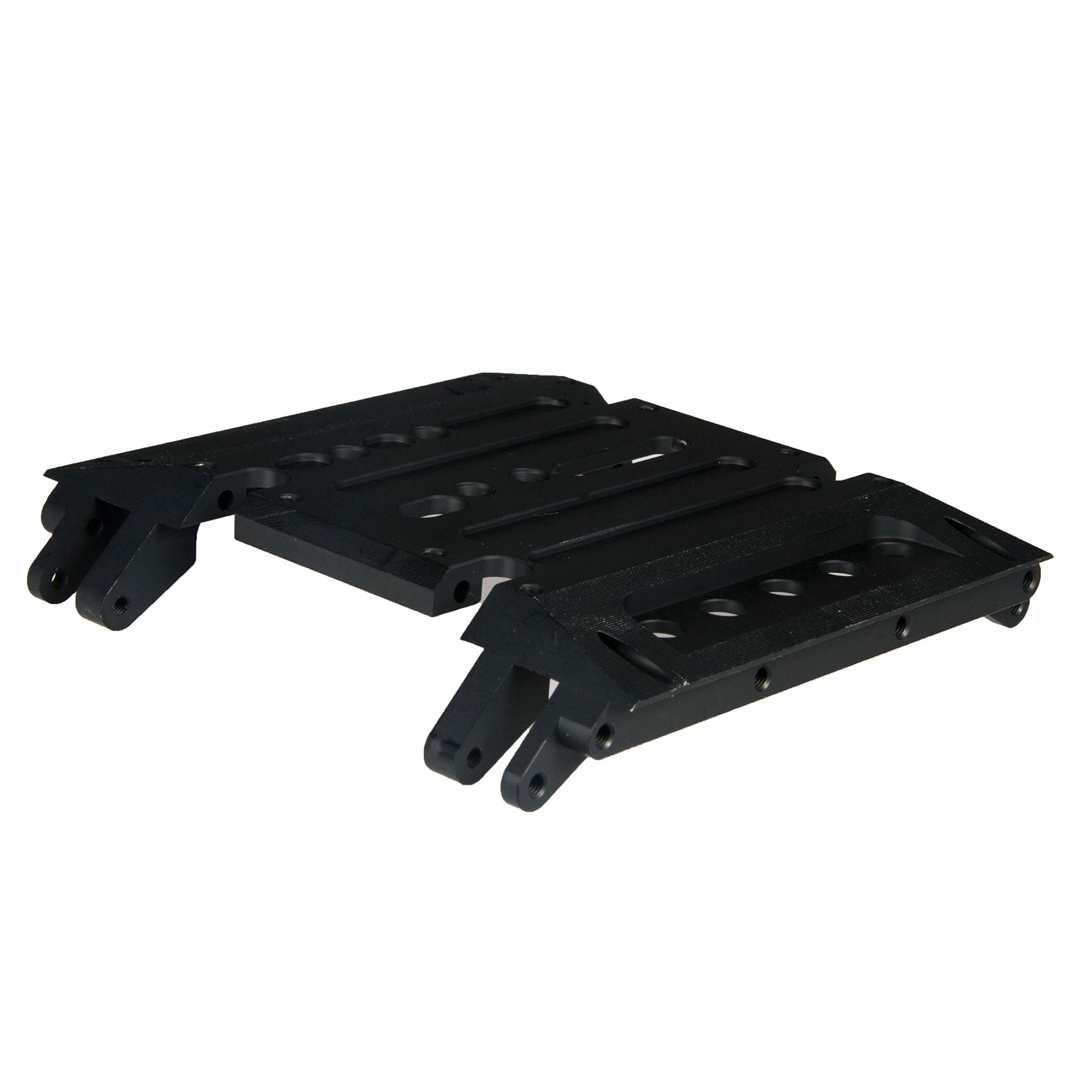 RCLions CNC Aluminum Center Gear Box Mount Skid Plate for Axial Wraith 90018 RC Crawler Car