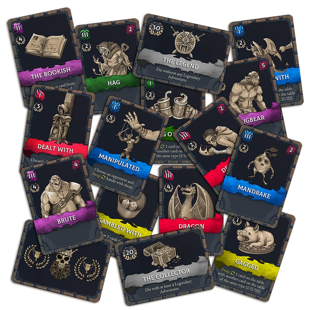Mind Inventions And That's How I Died - Card Game for Adventuring, Boasting and Dying in Style, Ages 10+