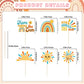 Here Comes The Son Centerpiece Sticks Here Comes The Son Baby Shower Decorations 24Pcs Sun Table Toppers Sunshine Baby Shower Supplies Boho Sun
