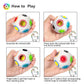 Vdealen Fidget Brain Teaser Toy for Kids, 3D PuzzlesToys Bundle of 3x3 Speed Cube, Maze Box, Rainbow Puzzle Ball, Wisdom Ball, Fidget Snake Cube