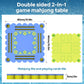 PCTOMU Floating Mahjong Table for Pool, Double Side Float Board with Playing Cards for Mahjong Poker Scrabble Dominoes Card Games Pool Mahjong