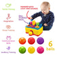 Bambiya Ball Popper Game with Hammer Toy -Baby Toy with Fun Lights and Sound Effects - Hours of Fun and Skills Development with This Baby Ball Toy