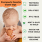 Bumble Bear Mold Free Silicone Bath Toys, Baby Bath Toys 6-12 Months, Toddlers 1-3, Non Toxic Infant Bathtub Toy, Water Toys, Pool Toy, Dishwasher