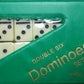 Dominoes Double Six Game Mini Set of 28 Travel Game Tile Size is 1 1/2 X 3/4 X 1/4 inches for Travel, Case Color May Vary.