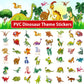 Dinosaur Birthday Decorations, 104 Piece Dinosaur Party Decorations for Boys Dino Birthday Party Supplies Set Include Banner Balloons Cake Toppers