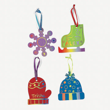 Magic Color Scratch Winter Shapes