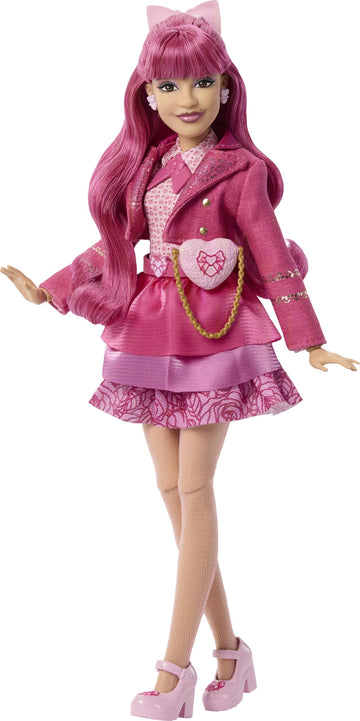 Mattel Disney Descendants: Wicked Wonderland Fashion Doll & Accessory, Pink Sister of Red & Daughter of Queen of Hearts with Movie-Inspired Clothing