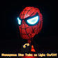 LightGo LED Lighting Kit Designed for Spider-Man's Mask Compatible with Lego 76285 Building Set - Not Include Model