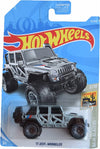 Hot Wheels Jeep Wrangler, Gray Baja Blazers 1:64 Scale RC Truck, 2.5" L x 1.5" W x 1" H, 3+ Years, Unisex, Children