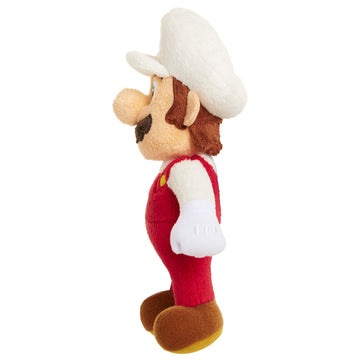 Super Mario Fire Mario Plush Stuffed Toy Figure 6" Scale