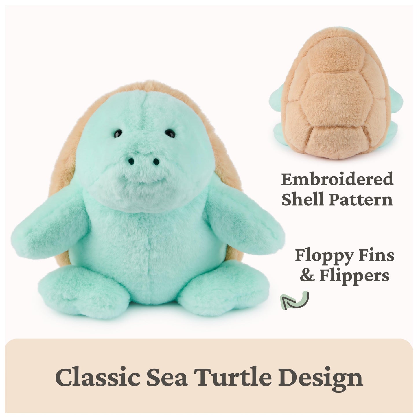 GUND Sprout 10-Inch Sea Turtle Stuffed Animal for Ages 0+