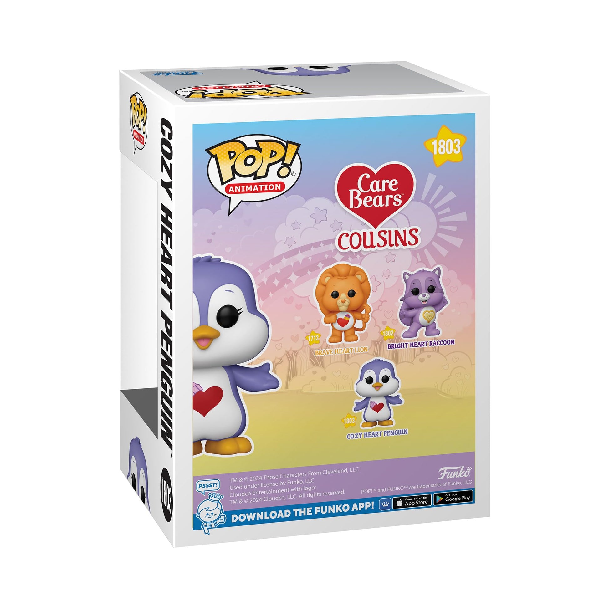 Funko Pop Animation: Care Bear Cousins - Cozy Heart Penguin - Care Bears - Collectable Vinyl Figure - Gift Idea - Official Merchandise - Toys for Kids