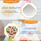 Shelling Home 48 Pcs Ice Cream Party Plates, 10'' Disposable Paper Plates, Cute Sundae Party Supplies for Kids Boys Girls Toddlers, Birthday Baby