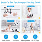 FATI Car Seat Toys for Babies 0-6 Months, Black and White High Contrast Baby Spiral Carseat Toy for Infant 0-3, 3-6 Newborn, Stroller Toys for 0 3 6 9