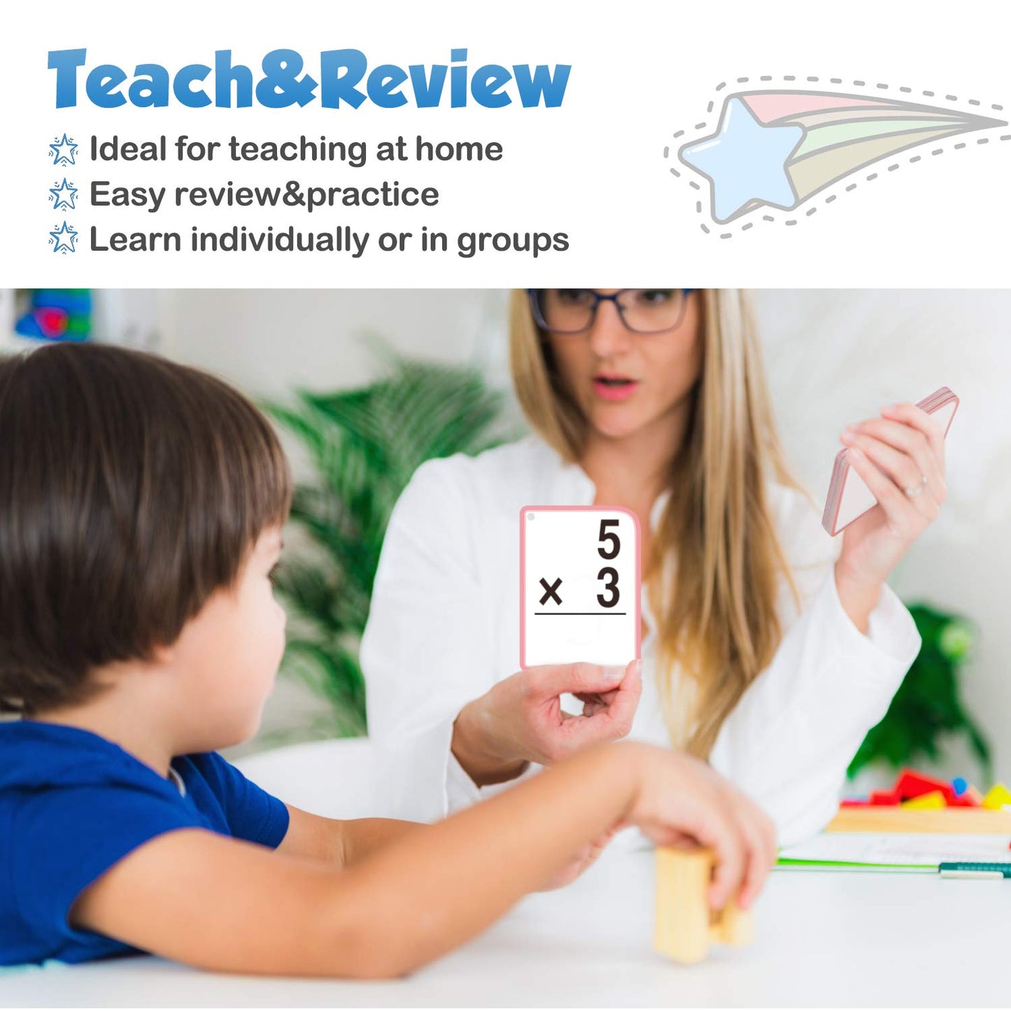 Multiplication Flash Cards for 3rd Grade - 175 Math Flash Cards - Times Table Flash Cards - All Facts 0-12 Color Coded - Multiplication Games, 1st 2nd