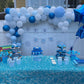 Winter Ocean Waves Plastic Tablecloth 86x52in Party Table Cover Blue for Beach Pool Birthday Party Decoration Shower Supplies (2)