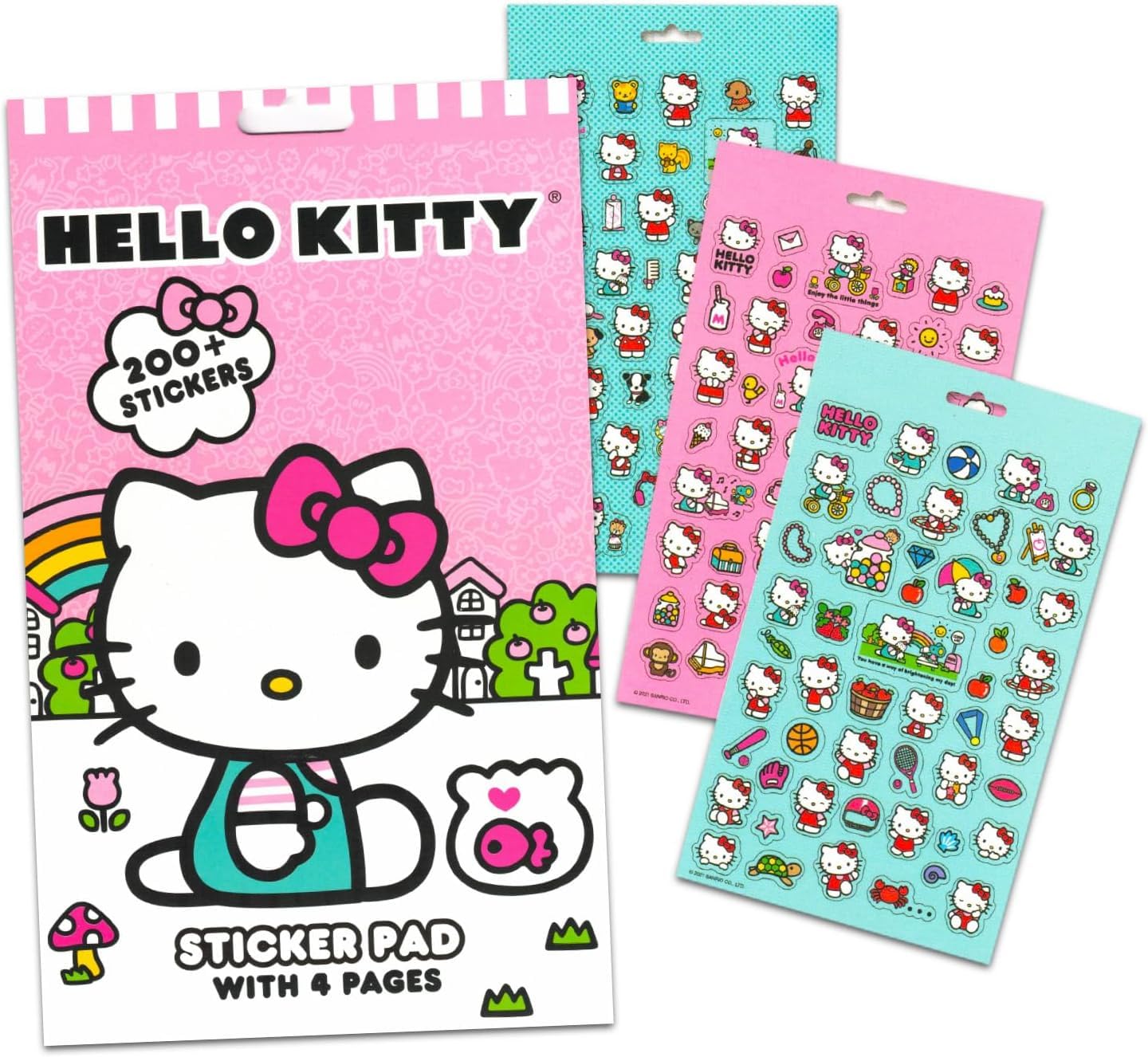 Hello Kitty Activity Set for Girls - Party Activities Bundle with Memory Match Flashcards, Coloring Book, Stickers, More | Hello Kitty Playset