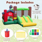 BOUNTECH Inflatable Bounce House with Ball Pit, Farm Bouncy House with Dual Slides for Racing Fun, Big Jump Castle Bounce House for Toddler Kids Aged