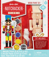 Works of Ahhh... Holiday Craft Set - Nutcracker Drummer Wood Paint Kit Large