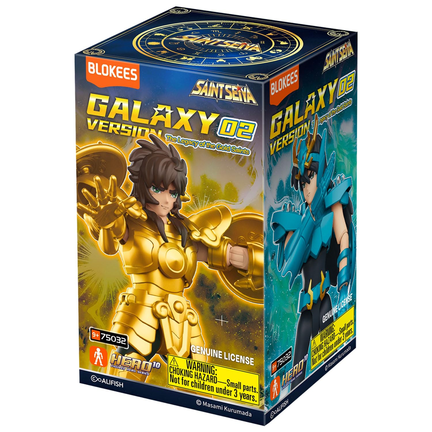Saint Seiya, Galaxy Version, GV02, The Legend of the Gold Saints, 9 Model Kits, Assembly Required, 10+