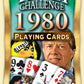 Flickback 1980 Trivia Playing Cards for Birthday or Anniversary