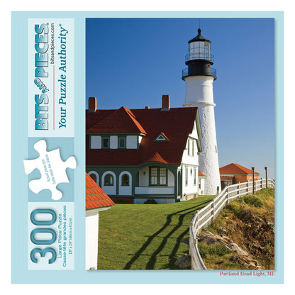 Bits and Pieces Jigsaw Puzzles for Adults 300 Pieces - Portland Head Light