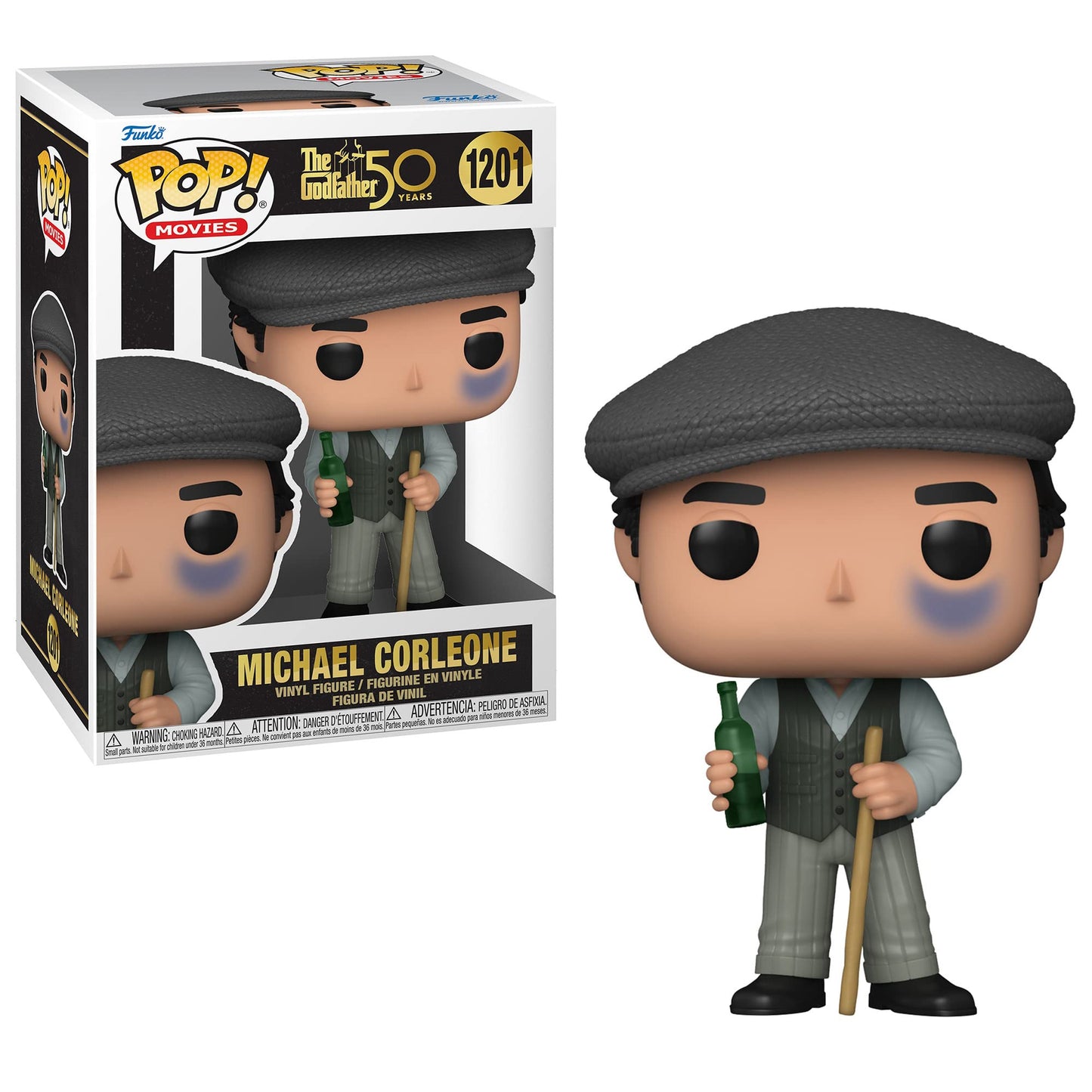 Funko Pop! Movies: The Godfather 50th Anniversary Collectors Set - 3 Figure Set: Michael, Vito, Sonny
