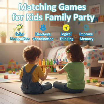 Trozihn Bottle Color Match Game, Fun Family Board Game for Kids 8-12, 2-4 Player Bottle Collision Game for Kids and Adults, Perfect for Travel Camping