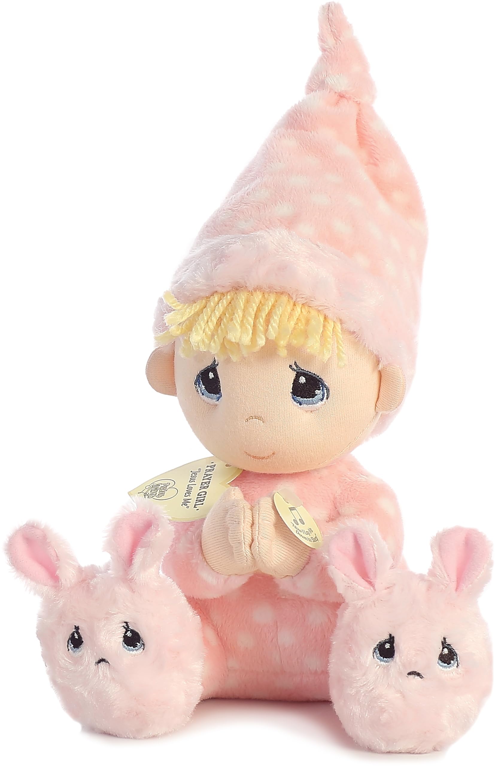 Aurora® Adorable Precious Moments™ Precious Prayer Girl Stuffed Animal - Heartwarming Toy for Comforting Children - for Sentimental Gifts, Birthdays