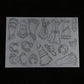 Shrink Plastic Sheets 8pcs Premium DIY Craft Kit for Jewelry Keychains Toys 20x29cm Frosted Surface Handmade Art Supplies