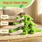 TITQWOP Alligator Stuffed Animal Plush Toy, Lying Flat Crocodile Hugging Pillow, Soft Long Plush for Kids & Adults, Cute Green Alligator Plush