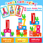 Montessori Wooden Number Building Blocks Toys for Toddlers Kids Stacking Number Blocks 1-10 Preschool Math Learning Educational Toys for 3 4 5 Year