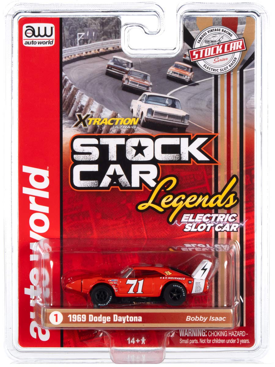SC355-1 Auto World Xtraction R31 '69 Dodge Daytona K&K Insurance Bobby Isaac Ho Slot Car