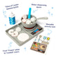 Melissa & Doug Simmer & Stir Stove Top, Color-Changing Pretend Play Food